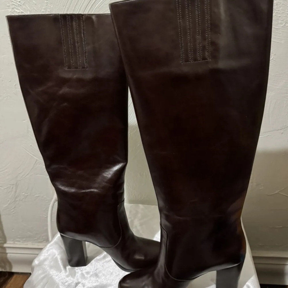 Michael Kors Margaret Boot Color Nutmeg Size 7 - Picture 10 of 15